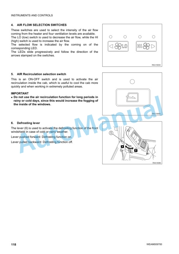 Komatsu PC80MR-3 Hydraulic Excavator Operation and Maintenance Manual WEAM009700 3 Komatsu PC80MR-3 Hydraulic Excavator Operation and Maintenance Manual WEAM009700 - Image 3