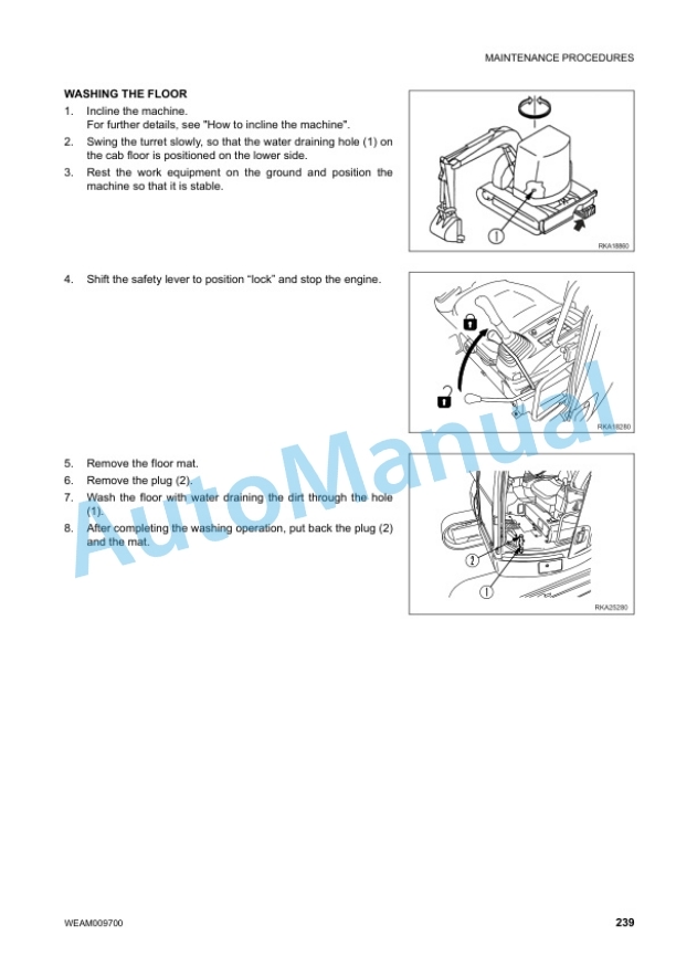 Komatsu PC80MR-3 Hydraulic Excavator Operation and Maintenance Manual WEAM009700 5 Komatsu PC80MR-3 Hydraulic Excavator Operation and Maintenance Manual WEAM009700 - Image 5
