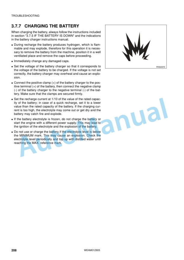 Komatsu PC80MR-3 Hydraulic Excavator Operation and Maintenance Manual WEAM012905 4 Komatsu PC80MR-3 Hydraulic Excavator Operation and Maintenance Manual WEAM012905 - Image 4