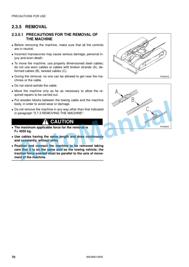 Alternative view of Komatsu PC80MR-3 Hydraulic Excavator Operation and Maintenance Manual WEAM012909