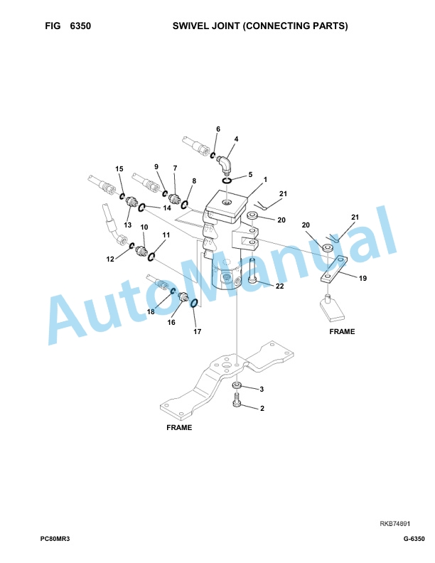 Komatsu PC80MR-3 Hydraulic Excavator Parts Manual F00003-UP 4 Komatsu PC80MR-3 Hydraulic Excavator Parts Manual F00003-UP-4