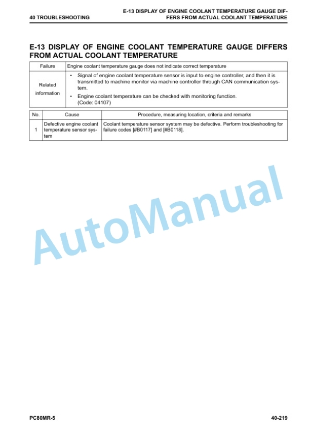 Komatsu PC80MR-5 Hydraulic Excavator Shop Manual WENBM00141 4 Komatsu PC80MR-5 Hydraulic Excavator Shop Manual WENBM00141 - Image 4