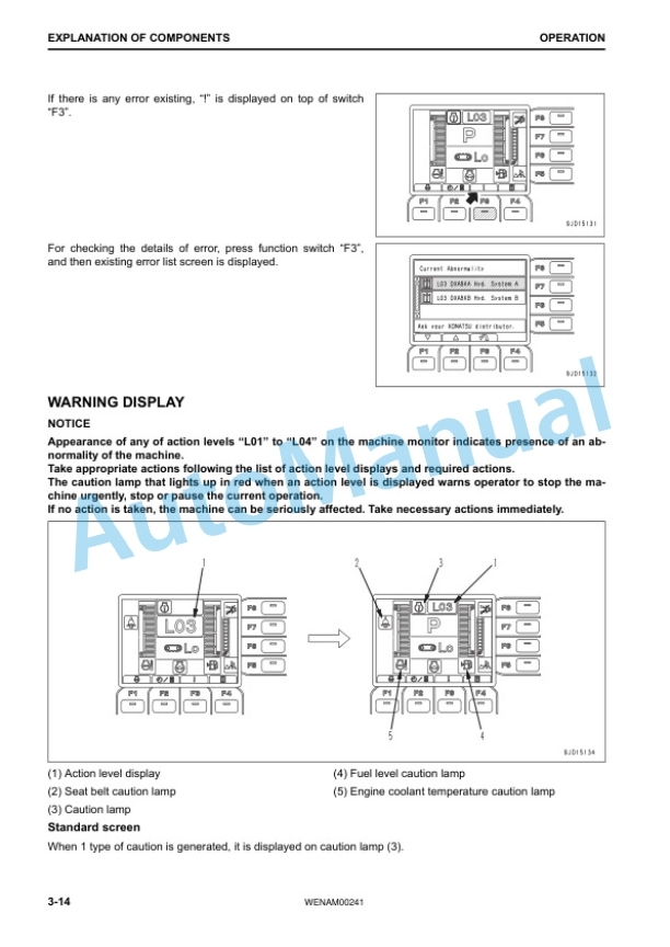 Alternative view of Komatsu PC80MR-5E0 Hydraulic Excavator Operation and Maintenance Manual WENAM00241