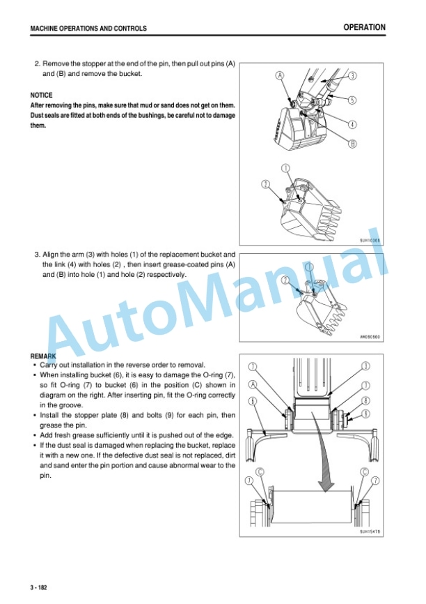 Komatsu PC850SE-8E0 Hydraulic Excavator Operation and Maintenance Manual PEN01813-00-4