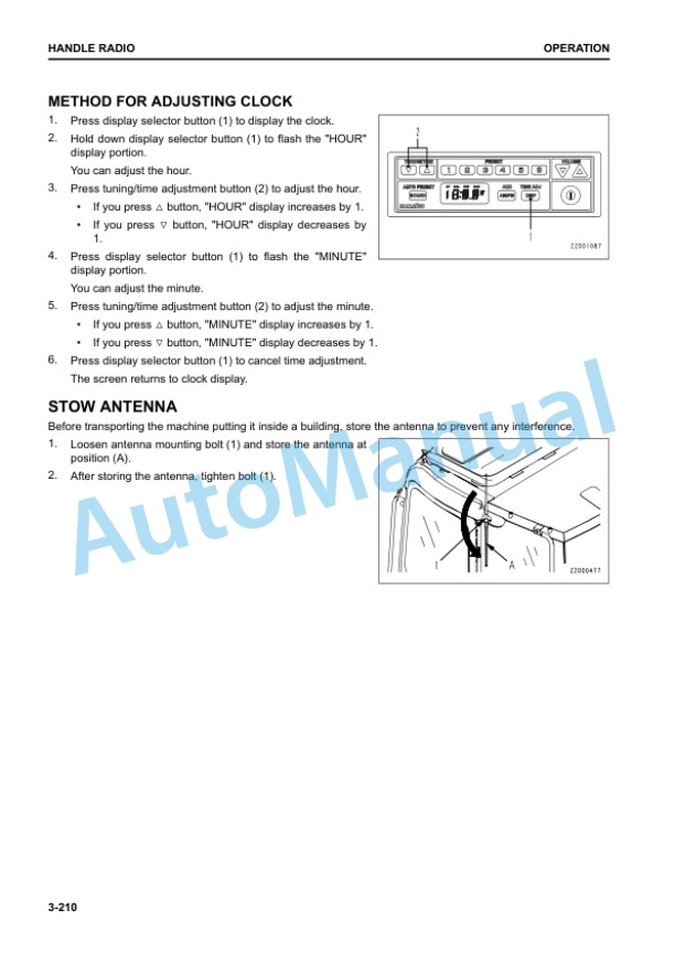 Komatsu PC88MR-10 Hydraulic Excavator Operation and Maintenance Manual PEN01034-02 4 Komatsu PC88MR-10 Hydraulic Excavator Operation and Maintenance Manual PEN01034-02 - Image 4