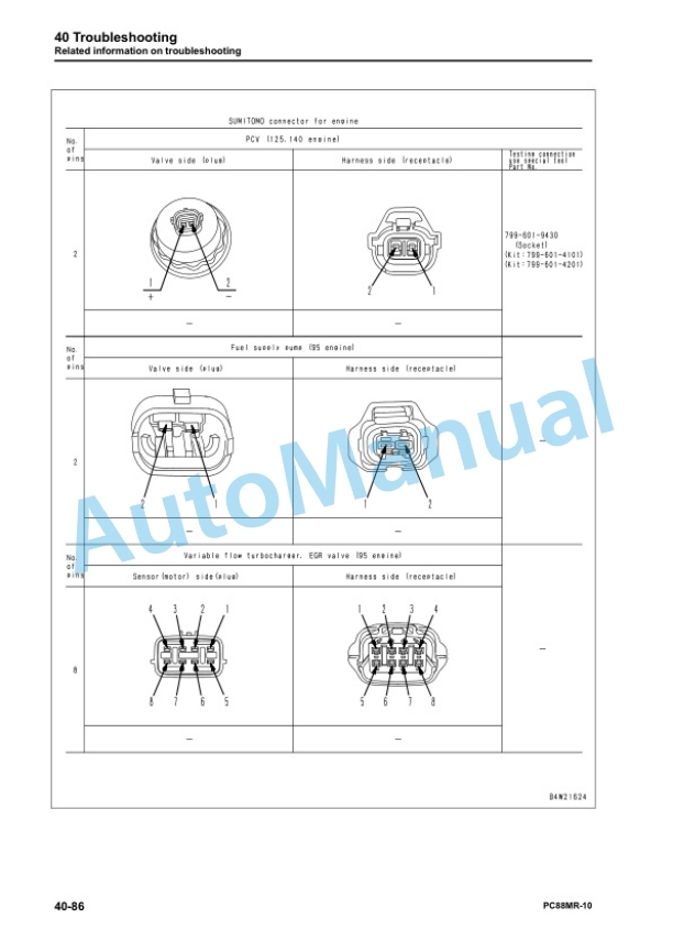 Komatsu PC88MR-10 Hydraulic Excavator Shop Manual SEN06467-04 3 Komatsu PC88MR-10 Hydraulic Excavator Shop Manual SEN06467-04 - Image 3