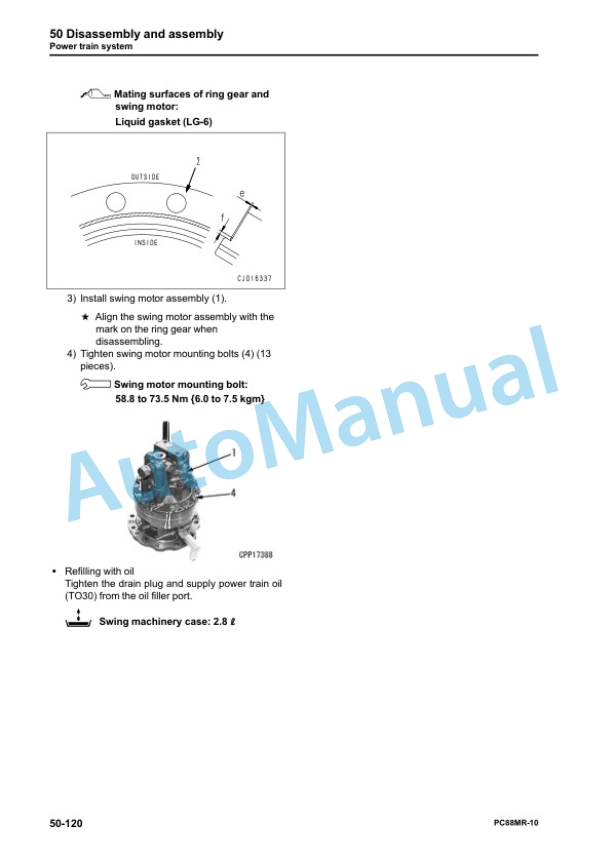 Komatsu PC88MR-10 Hydraulic Excavator Shop Manual SEN06467-04 5 Komatsu PC88MR-10 Hydraulic Excavator Shop Manual SEN06467-04 - Image 5