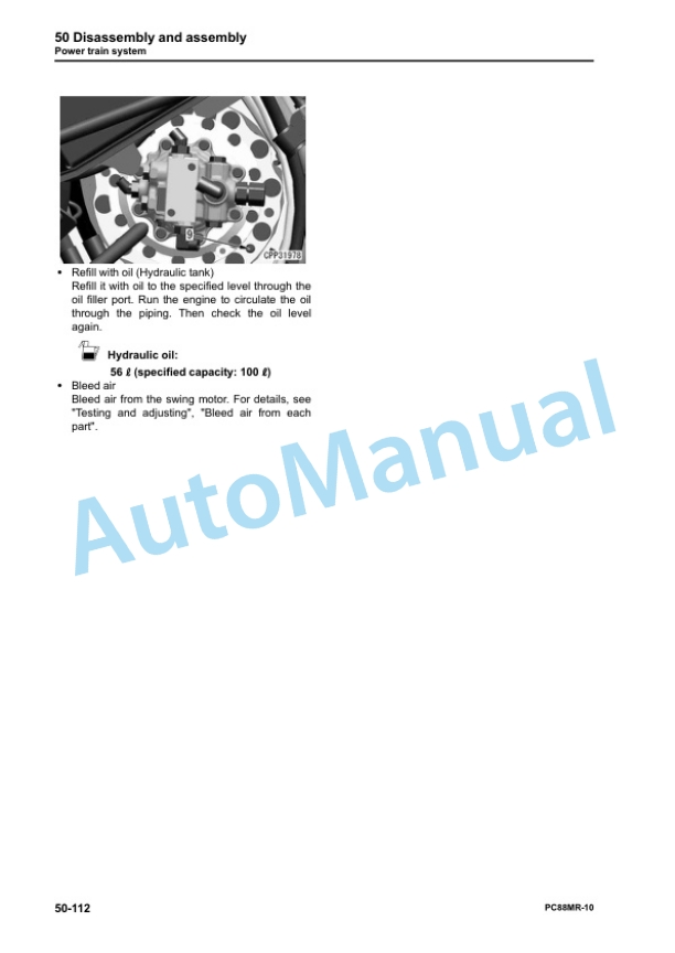 Komatsu PC88MR-10 Hydraulic Excavator Shop Manual SEN06467-11 5 Komatsu PC88MR-10 Hydraulic Excavator Shop Manual SEN06467-11 - Image 5