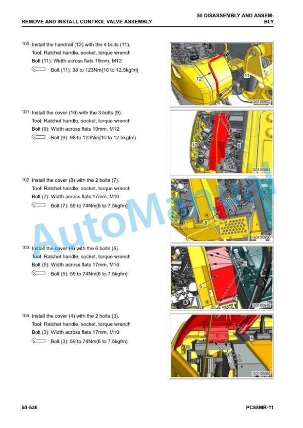 Komatsu PC88MR-11 Hydraulic Excavator Shop Manual SEN06843-C5 5 Komatsu PC88MR-11 Hydraulic Excavator Shop Manual SEN06843-C5 - Image 5