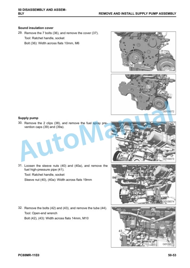 Komatsu PC88MR-11E0 Hydraulic Excavator Shop Manual SEN06853-03 4 Komatsu PC88MR-11E0 Hydraulic Excavator Shop Manual SEN06853-03 - Image 4