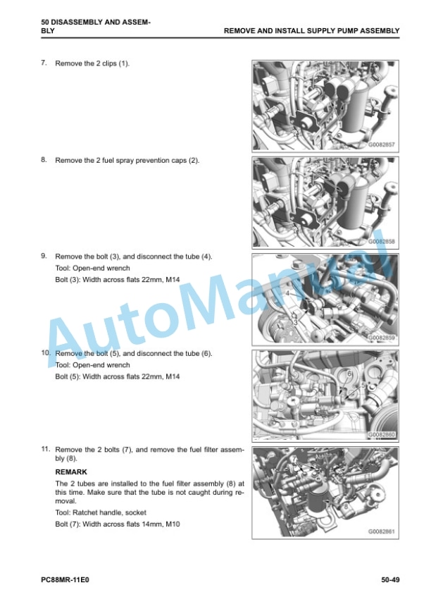 Komatsu PC88MR-11E0 Hydraulic Excavator Shop Manual SEN06853-06 4 Komatsu PC88MR-11E0 Hydraulic Excavator Shop Manual SEN06853-06 - Image 4