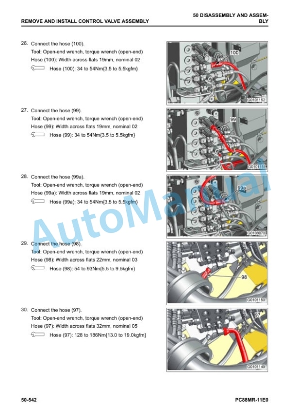 Komatsu PC88MR-11E0 Hydraulic Excavator Shop Manual WENBM00280 5 Komatsu PC88MR-11E0 Hydraulic Excavator Shop Manual WENBM00280 - Image 5