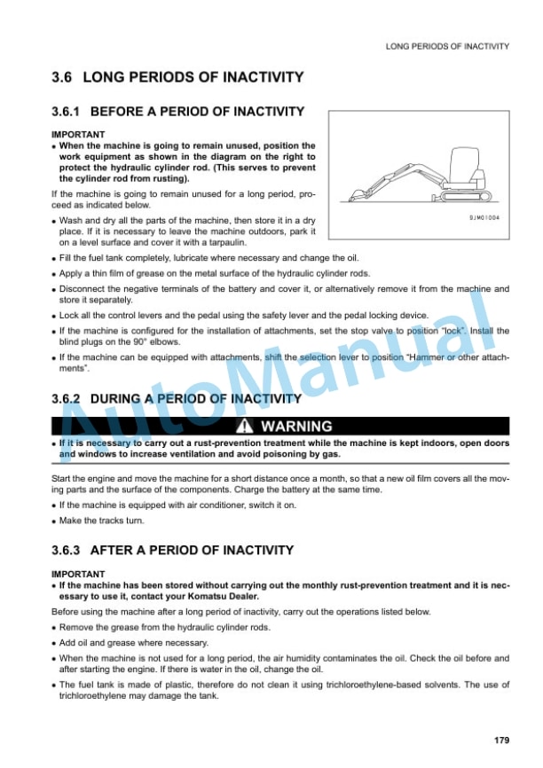Komatsu PC88MR-6 Hydraulic Excavator Operation and Maintenance Manual WEAM008101 4 Komatsu PC88MR-6 Hydraulic Excavator Operation and Maintenance Manual WEAM008101 - Image 4