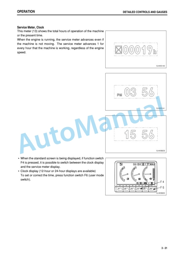 Alternative view of Komatsu PC88MR-8 Hydraulic Excavator Operation and Maintenance Manual PEN00499-01