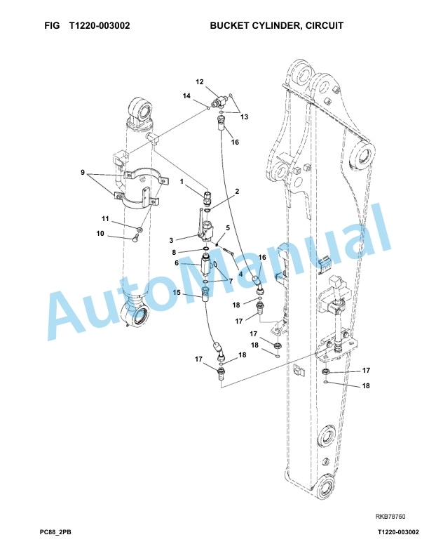 Komatsu PC88MR-8 JPN 2-Piece Boom Application Hydraulic Excavator Parts Manual 5001-UP 5 Komatsu PC88MR-8 JPN 2-Piece Boom Application Hydraulic Excavator Parts Manual 5001-UP-5