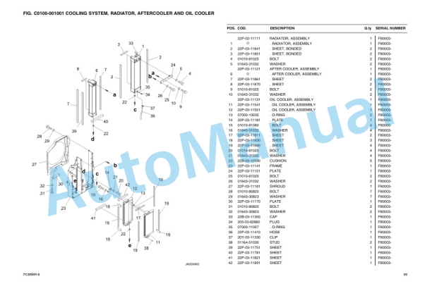 Komatsu PC88MR-8 Parts Manual 2 Komatsu PC88MR-8 Parts Manual-2