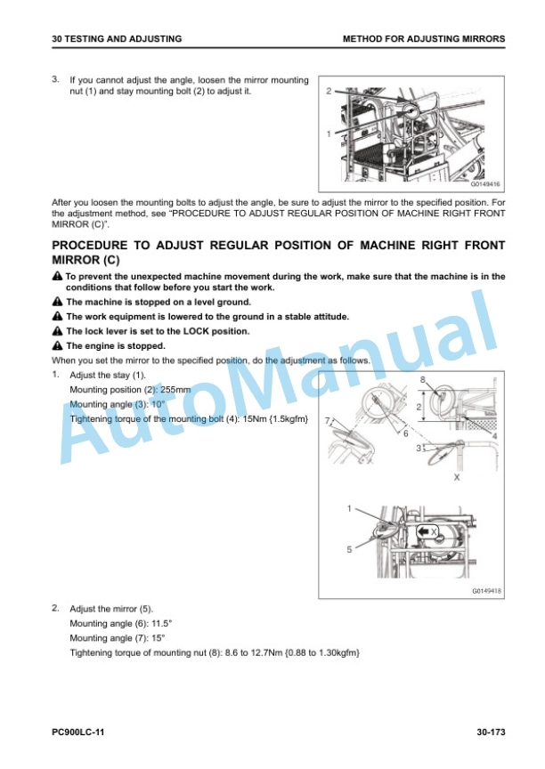 Alternative view of Komatsu PC900LC-11 Hydraulic Excavator Shop Manual SEN06878-00