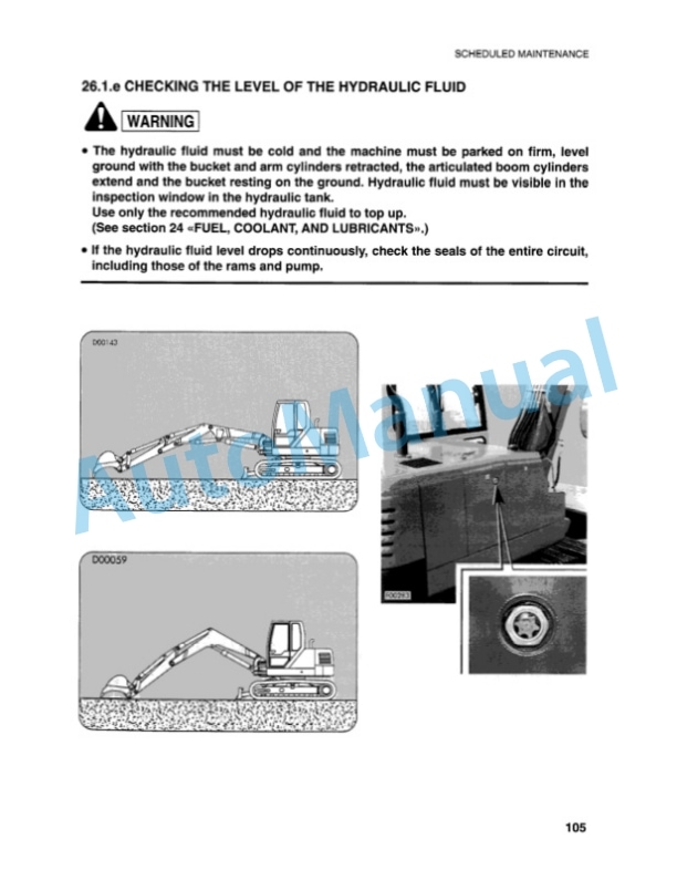Komatsu PC95-1 Hydraulic Excavator Operation and Maintenance Manual EEAM004900 5 Komatsu PC95-1 Hydraulic Excavator Operation and Maintenance Manual EEAM004900 - Image 5