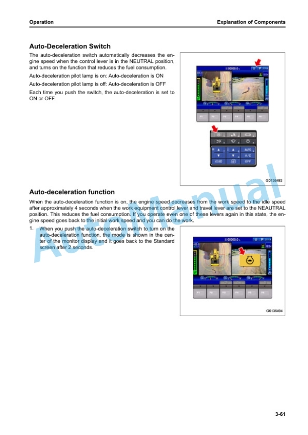 Alternative view of Komatsu PC950-11, PC950LC-11 Hydraulic Excavator Operation and Maintenance Manual PEN02196-00