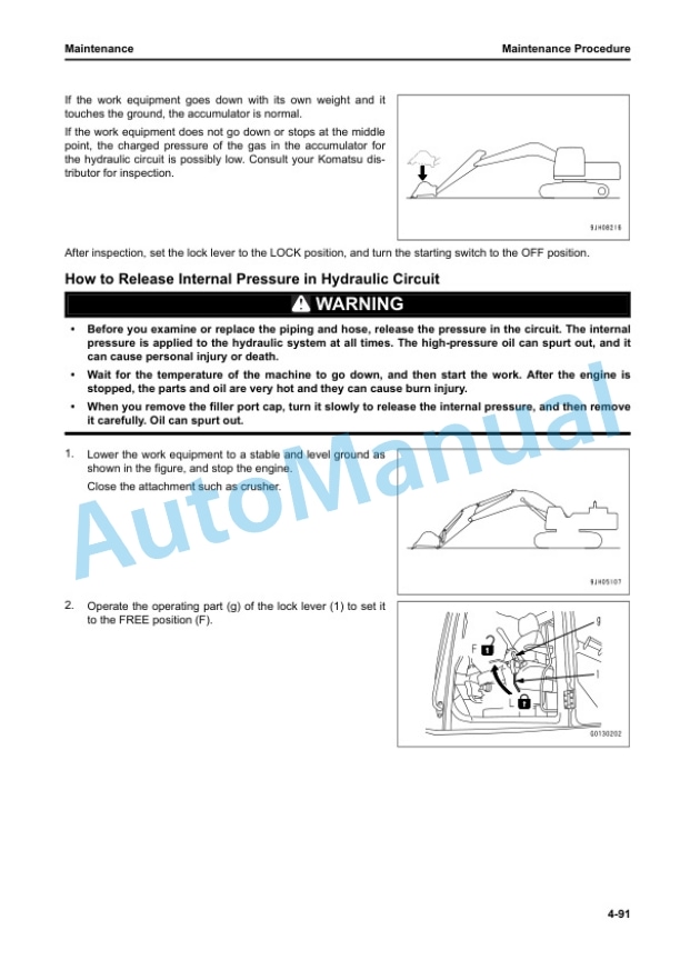 Komatsu PC950-11, PC950LC-11 Hydraulic Excavator Operation and Maintenance Manual PEN02196-00 5 Komatsu PC950-11, PC950LC-11 Hydraulic Excavator Operation and Maintenance Manual PEN02196-00 - Image 5