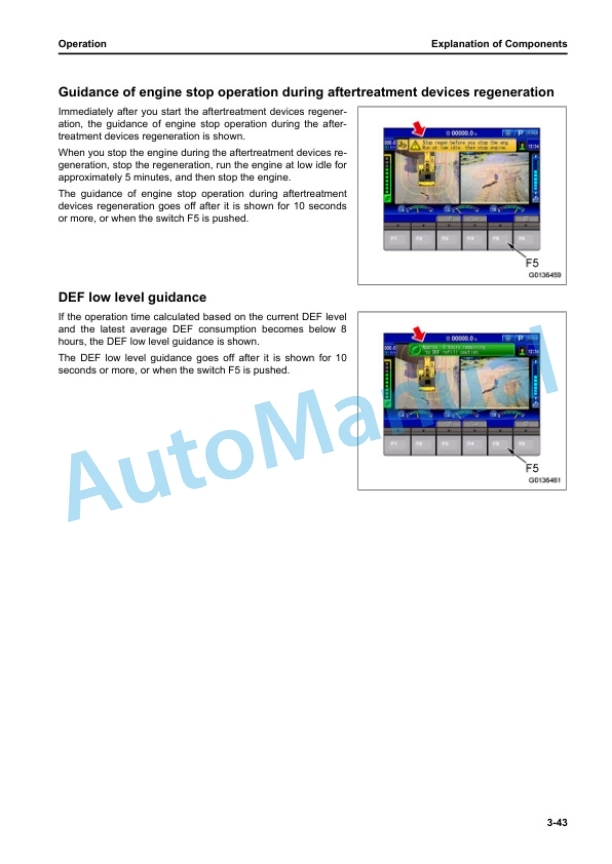 Alternative view of Komatsu PC950-11E0, PC950LC-11E0 Hydraulic Excavator Operation and Maintenance Manual EENAM04250
