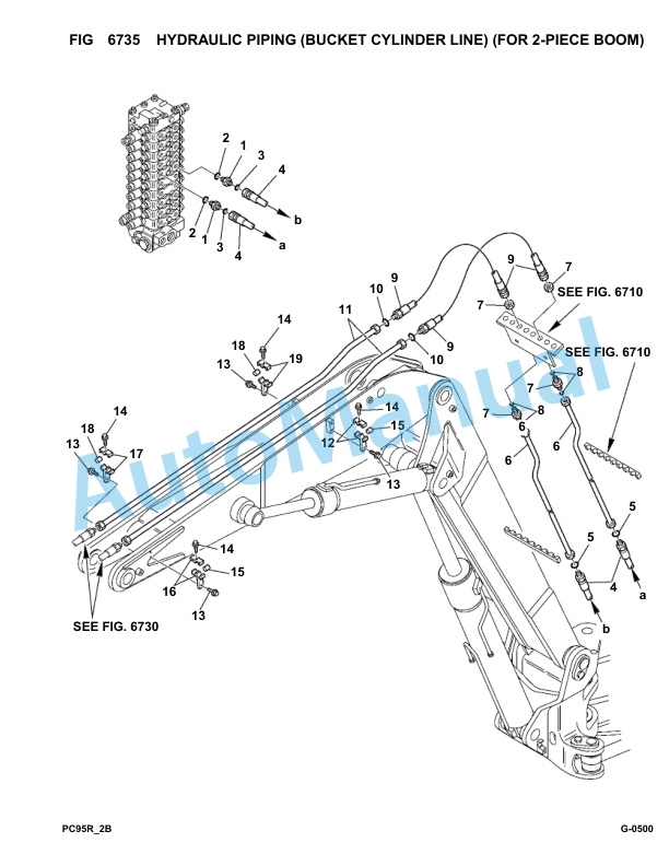 Komatsu PC95R-2 Hydraulic Excavator Parts Manual 21D5210001-up 5 Komatsu PC95R-2 Hydraulic Excavator Parts Manual 21D5210001-up-5