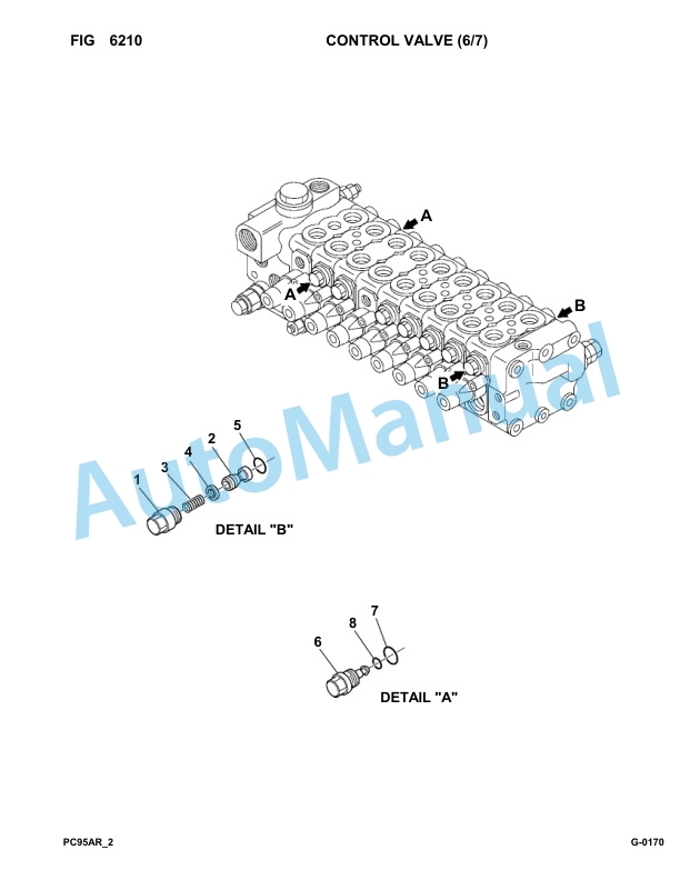 Komatsu PC95R-2 USA Hydraulic Excavator Parts Manual 21D5200001-Up 4 Komatsu PC95R-2 USA Hydraulic Excavator Parts Manual 21D5200001-Up-4