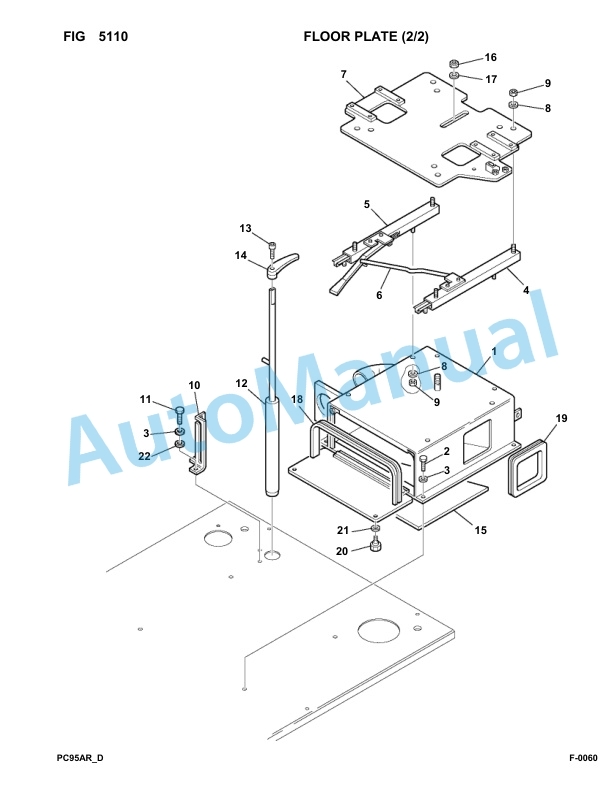 Komatsu PC95R-2 USA Hydraulic Excavator Parts Manual 21D5220114-Up 3 Komatsu PC95R-2 USA Hydraulic Excavator Parts Manual 21D5220114-Up-3