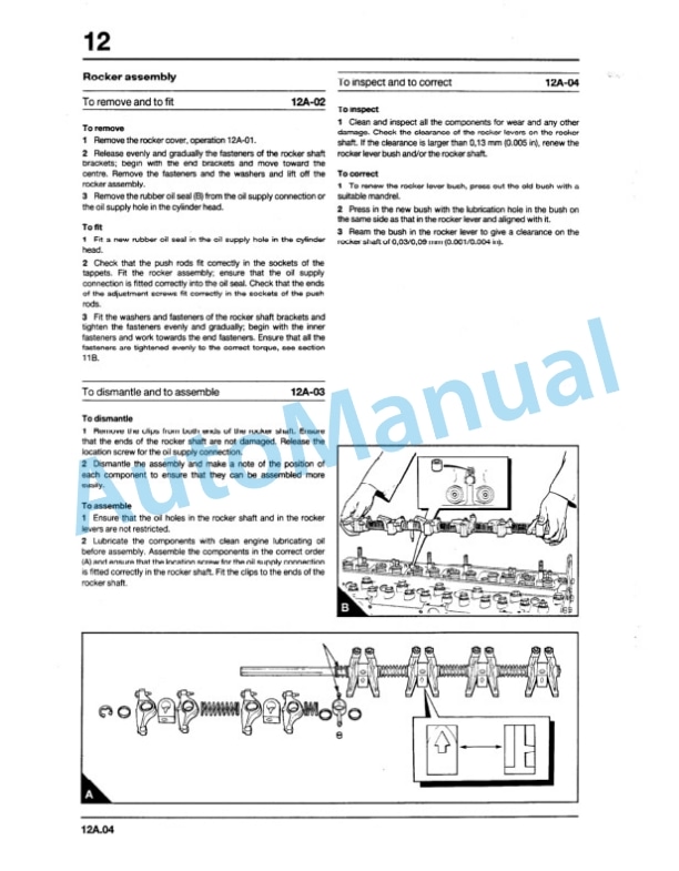 Alternative view of Komatsu Perkins 1000 Series Diesel Engine Shop Manual SEBE1006600