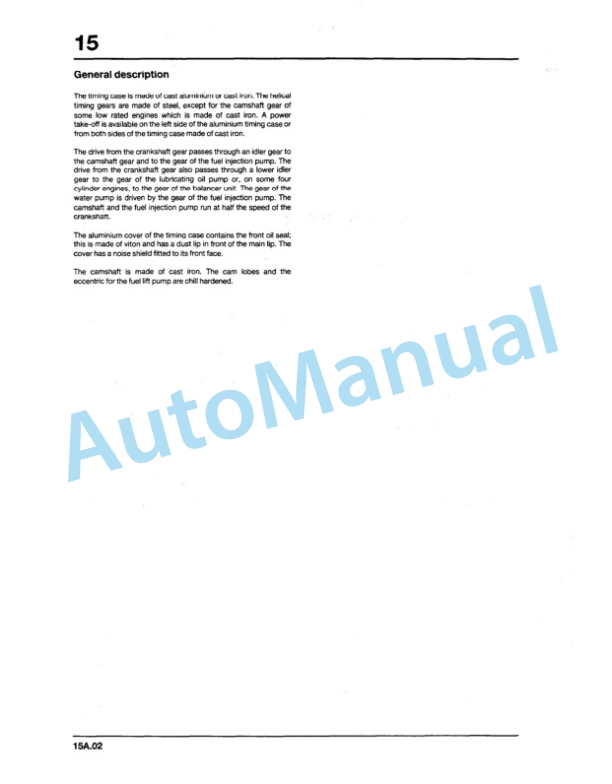Komatsu Perkins 1000 Series Diesel Engine Shop Manual SEBE1006600 3 Komatsu Perkins 1000 Series Diesel Engine Shop Manual SEBE1006600 - Image 3