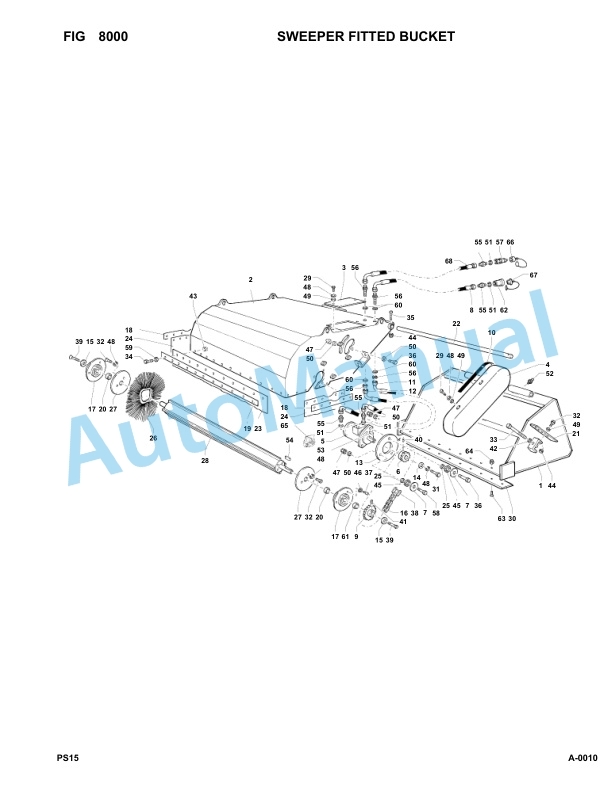 Komatsu PS15 Sweeper Parts Manual 383-UP 3 Komatsu PS15 Sweeper Parts Manual 383-UP-3