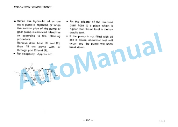 Komatsu PW100-3 Hydraulic Excavator Operation and Maintenance Manual SEAM020D0302 4 Komatsu PW100-3 Hydraulic Excavator Operation and Maintenance Manual SEAM020D0302 - Image 4