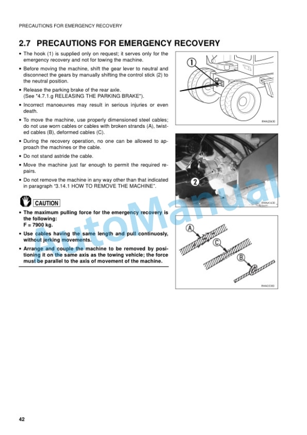 Alternative view of Komatsu PW110R-1 Hydraulic Excavator Operation and Maintenance Manual WEAM000501