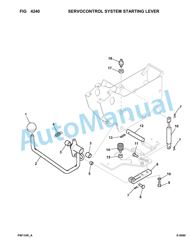 Komatsu PW110R-1 Hydraulic Excavator Parts Manual 2260000282-UP 3 Komatsu PW110R-1 Hydraulic Excavator Parts Manual 2260000282-UP-3
