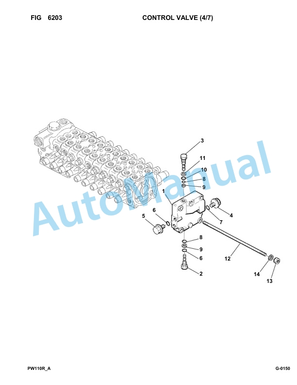 Komatsu PW110R-1 Hydraulic Excavator Parts Manual 2260000282-UP 4 Komatsu PW110R-1 Hydraulic Excavator Parts Manual 2260000282-UP-4