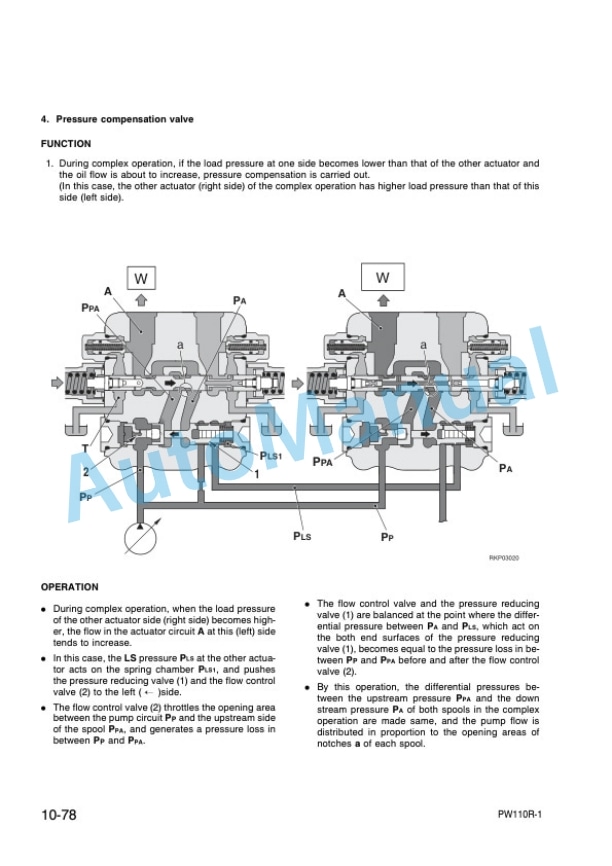 Alternative view of Komatsu PW110R-1 Hydraulic Excavator Shop Manual WEBM000801