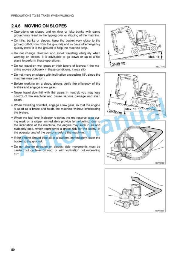 Alternative view of Komatsu PW110R-1 Wheeled Excavator Operation and Maintenance Manual WEAM012700