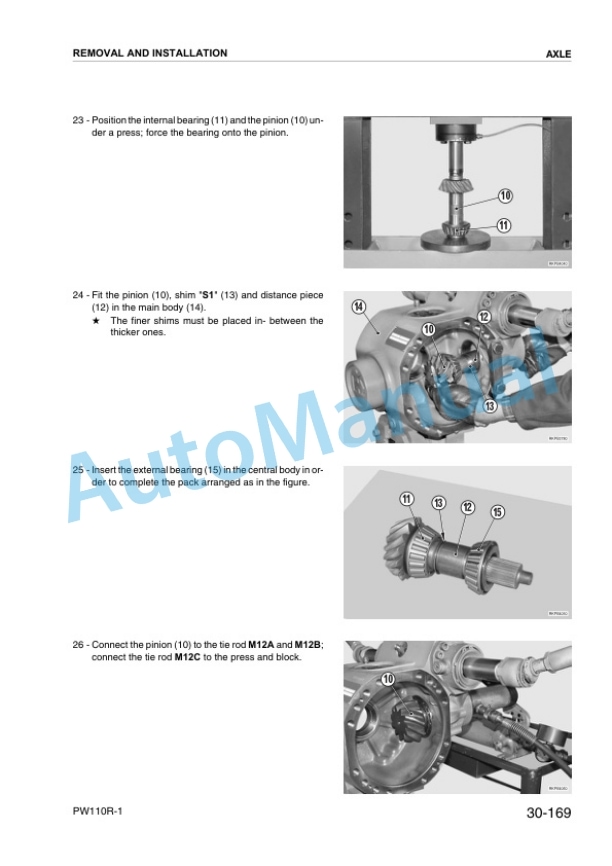 Komatsu PW110R-1 Wheeled Excavator Shop Manual WEBM000802 5 Komatsu PW110R-1 Wheeled Excavator Shop Manual WEBM000802 - Image 5