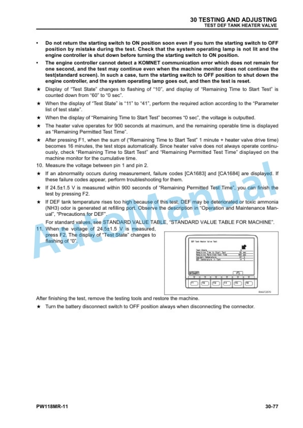 Alternative view of Komatsu PW118MR-11 Wheeled Excavator Shop Manual WENBM00160