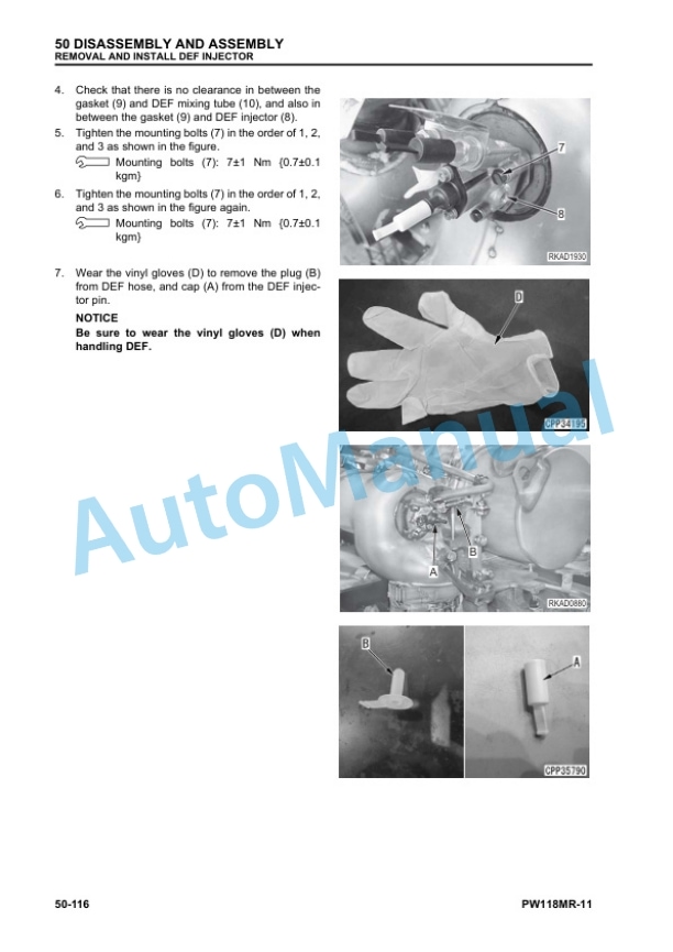 Komatsu PW118MR-11 Wheeled Excavator Shop Manual WENBM00160 5 Komatsu PW118MR-11 Wheeled Excavator Shop Manual WENBM00160 - Image 5