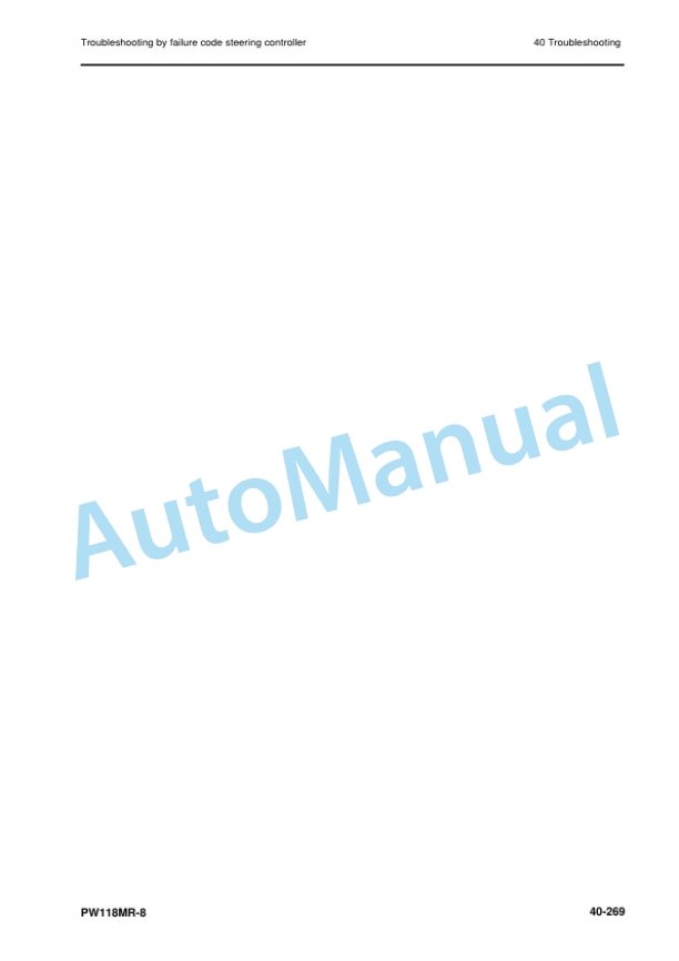 Komatsu PW118MR-8 Hydraulic Excavator Shop Manual WEBM008800 4 Komatsu PW118MR-8 Hydraulic Excavator Shop Manual WEBM008800 - Image 4