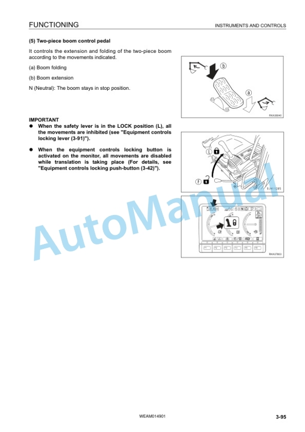 Komatsu PW118MR-8 Wheeled Excavator Operation and Maintenance Manual WEAM014901 3 Komatsu PW118MR-8 Wheeled Excavator Operation and Maintenance Manual WEAM014901 - Image 3