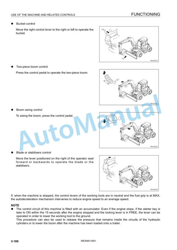 Komatsu PW118MR-8 Wheeled Excavator Operation and Maintenance Manual WEAM014901 4 Komatsu PW118MR-8 Wheeled Excavator Operation and Maintenance Manual WEAM014901 - Image 4