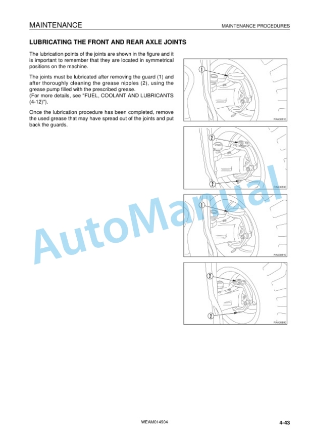 Komatsu PW118MR-8 Wheeled Excavator Operation and Maintenance Manual WEAM014904 5 Komatsu PW118MR-8 Wheeled Excavator Operation and Maintenance Manual WEAM014904 - Image 5