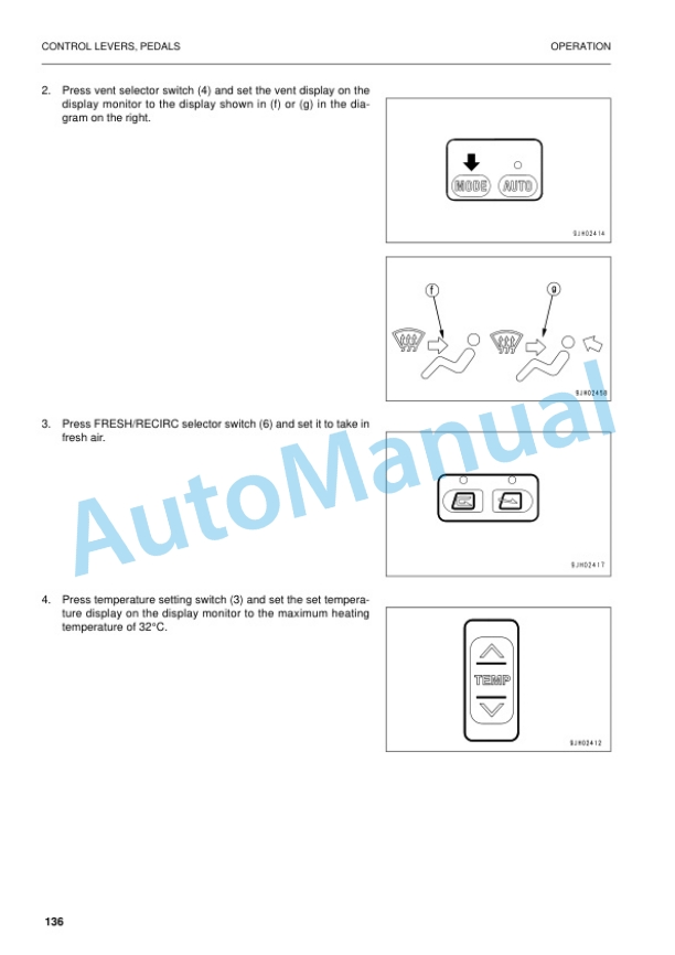 Komatsu PW130-7K Wheeled Excavator Operation and Maintenance Manual UEAM004602 3 Komatsu PW130-7K Wheeled Excavator Operation and Maintenance Manual UEAM004602 - Image 3