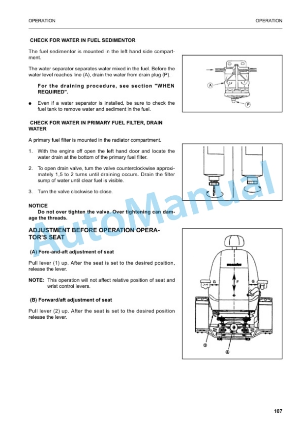 Komatsu PW130ES-6K Hydraulic Excavator Operation and Maintenance Manual UEAM000902 3 Komatsu PW130ES-6K Hydraulic Excavator Operation and Maintenance Manual UEAM000902 - Image 3