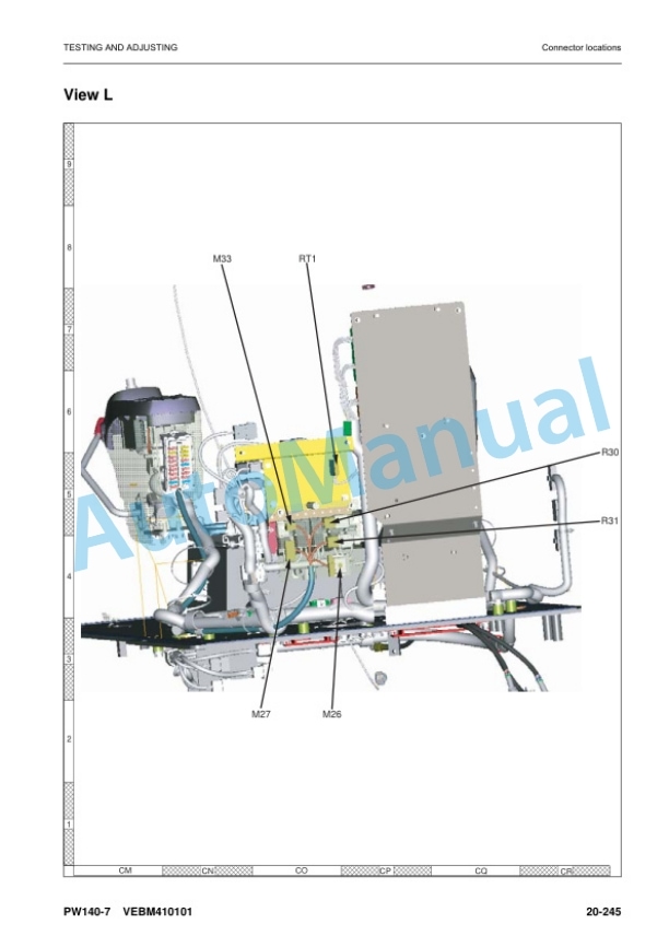 Komatsu PW140-7 Wheeled Excavator Shop Manual VEBM410101 3 Komatsu PW140-7 Wheeled Excavator Shop Manual VEBM410101 - Image 3
