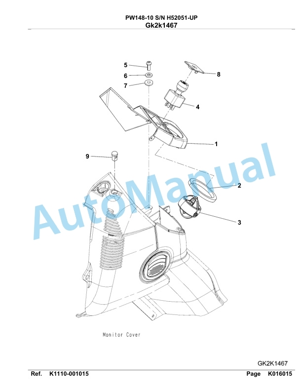 Komatsu PW148-10 Hydraulic Excavator Parts Manual H52051-UP 3 Komatsu PW148-10 Hydraulic Excavator Parts Manual H52051-UP-3
