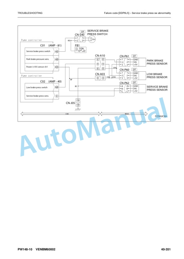 Komatsu PW148-10 Wheel Excavator Shop Manual VENBM60002 4 Komatsu PW148-10 Wheel Excavator Shop Manual VENBM60002-4