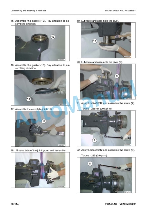 Komatsu PW148-10 Wheel Excavator Shop Manual VENBM60002 5 Komatsu PW148-10 Wheel Excavator Shop Manual VENBM60002-5